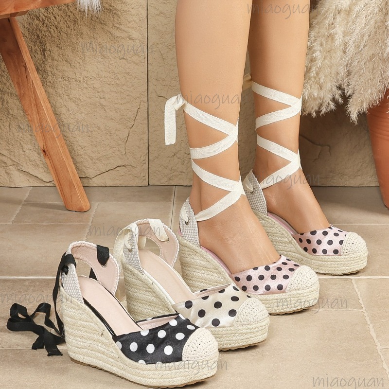 Wedge Espadrille Women - Новые женские эспадрильи на танкетке с