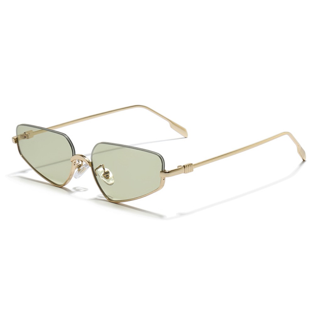 Sunglasses Cat Eye - Солнцезащитные очки с металлической оправой в