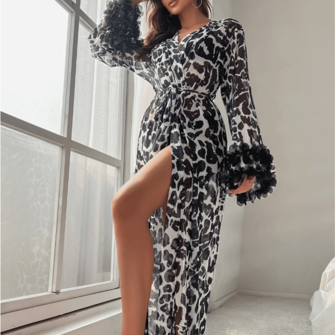Оптовая продажа: Женский длинн – обзор и цена Kimono Sheer Floral