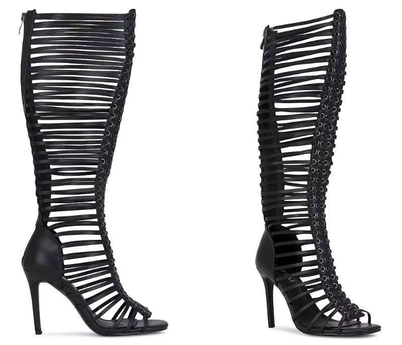 Женские черные босоножки-ботил – обзор и цена Sandal Strappy Heeled