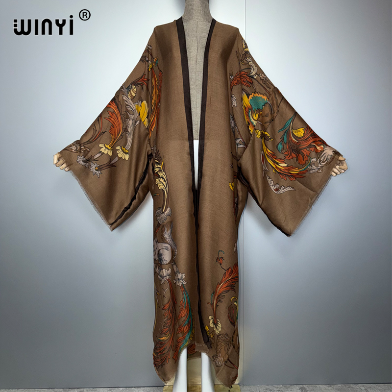 Пляжное платье-кимоно WINYI Af – обзор и цена Cover Up Kaftan