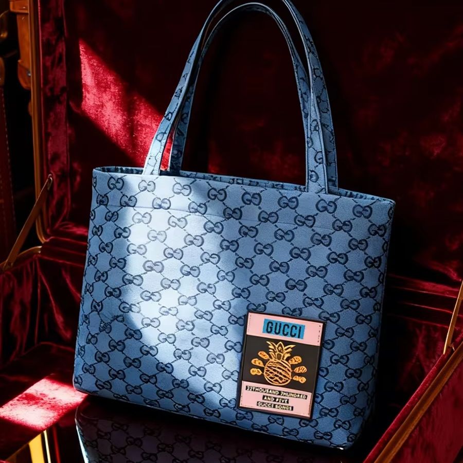 Сумка GUCCI женская, холщовая, – обзор и цена Tote Bag Beach