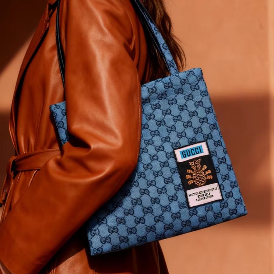 Сумка GUCCI женская, холщовая, – обзор и цена Tote Bag Beach