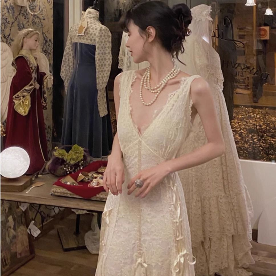 Готическое кружевное платье ма – обзор и цена Maxi Dress Halter