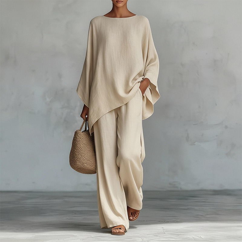 Весенний новый модный льняной  – обзор и цена Linen Pant Wide